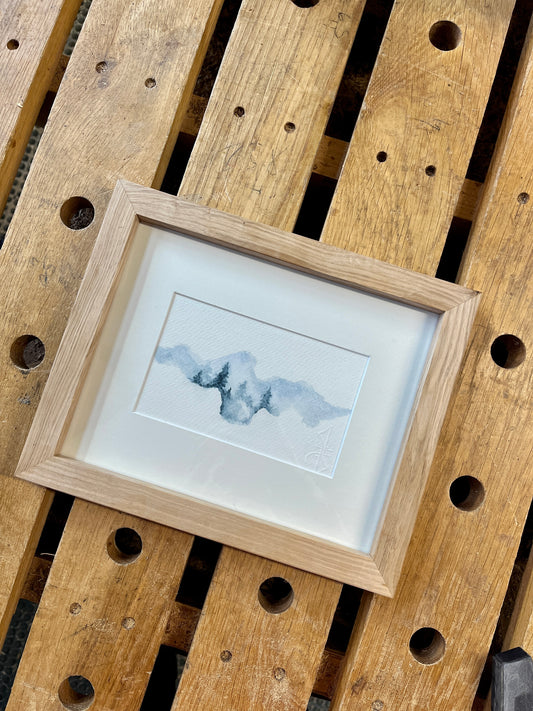 Gerahmtes Aquarell Bild - Schwarzwald
